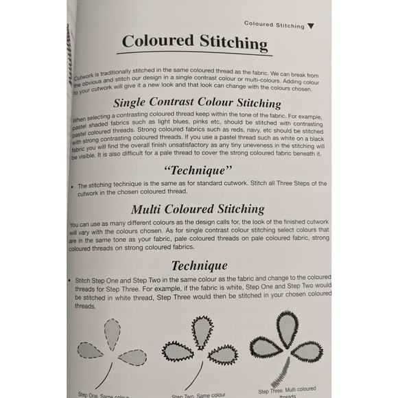 Introduction to Machine Cutwork Pattern Book - Picture 3 of 5